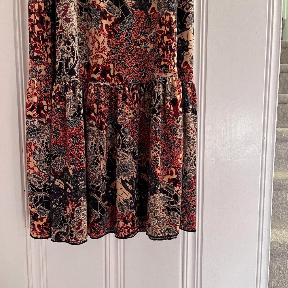 EUC Boho Maxi Ruffled Skirt - Picture 4 of 9